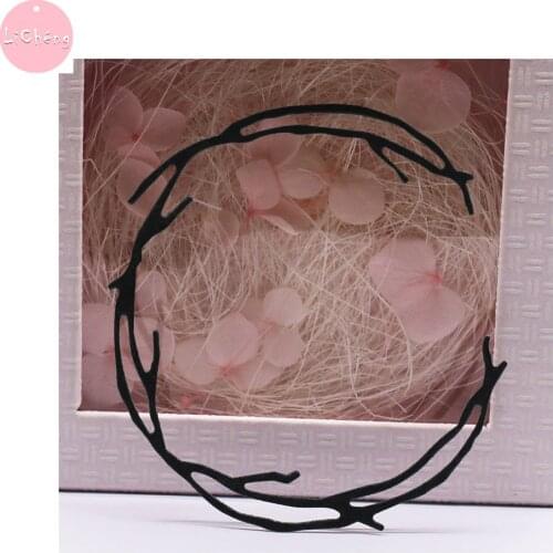 Branch Circle Metal Cutting Dies Scrapbooking DIY Slimline Card Dies Embossing Folder Paper Craft Mold Clear Stamps Stencil 2020