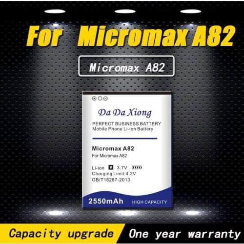 High quality 2550mAh Micromax A82 Battery for Micromax A82 Phone battery