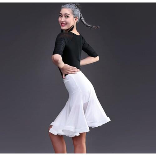 Fashion Ballroom woman latin dance skirt Tango costume Sexy rumba samba dance skirt for women training dress performance wears