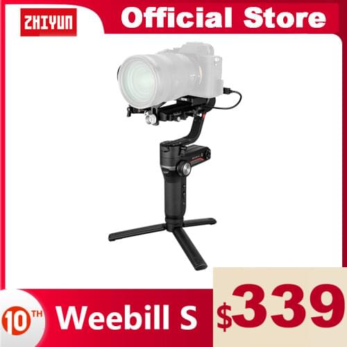 ZHIYUN Official Weebill S Camera Gimbal 3-Axis Image Transmission Stabilizer for Mirrorless Camera OLED Display Handheld Gimbals