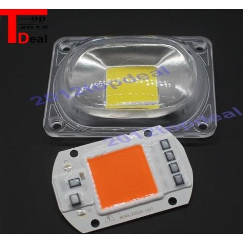 1-10pcs LED COB Lamp Chip LED Lens Reflector 230V 220V 110V 20W 30W 50W For LED Flood Light DIY