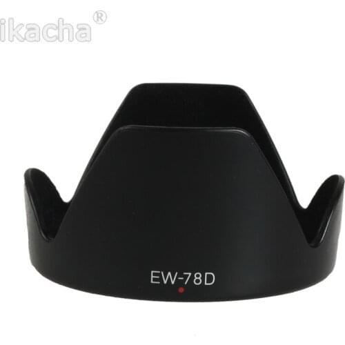 10pcs Hot EW-78D EW 78D Lotus Shape Caliber 72mm Lens Hood For Canon EF-S 18-200mm f/3.5-5.6 IS EF 28-200mm f/3.5-5.6 USM