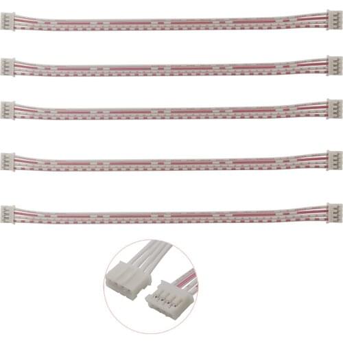 10Pcs 20CM Length JST PH2.0 4 Pin Wire Cable Connector 2.0mm Pitch Female to Female Jack Double Head Terminals Connectors 26AWG