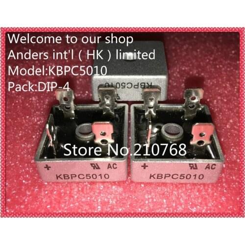 10pcs/lot KBPC5010 5010 BRIDGE DIODE GPP 50A 1000V KBPC