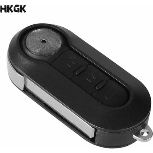 3 Buttons Flip folding Remote Key Case Shell Cover for Fiat 500 Punto Ducato Stilo Panda Remote Key Case Cover Fob Keyless Entry
