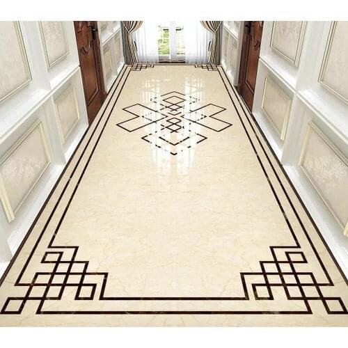 3D Floor wallpaper Corridor marble pattern Floor Picture