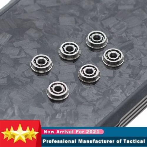 6pcs Stainless Steel High Precision Ball Bearing For Airsoft AEG Gel Blaster Gearbox Paintball Accessories - 6mm/7mm/8mm/9mm