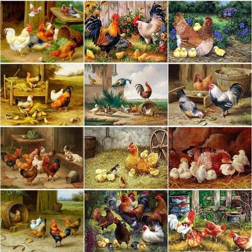 DIY Handmade Pheasant Diamond Mosaic Needlework Painting Full Drill Embroidery Cross Stitch Kit Home Wall Artwork Decoration