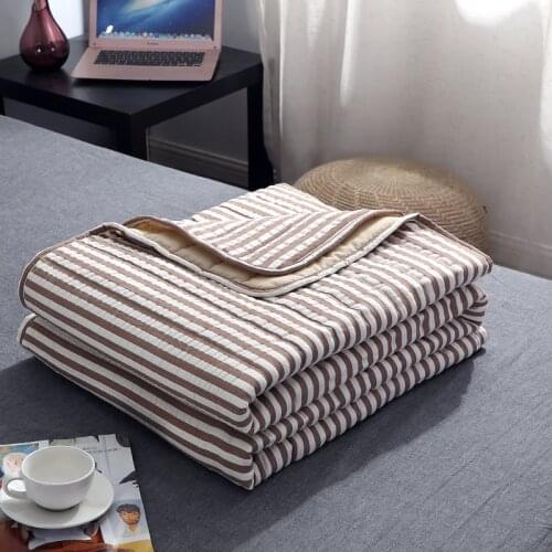 Home Thin Sofa Bedding Quilt Soft Baby Sleeping Wraps Blanket Kids Plaid Journey Hiking Beach Comforter