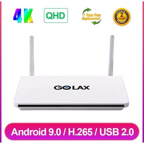 Golax Q4 QHD HD Android TV Box Amlogic S905W Quad Core 1GB 8GB Android 9.0 Smart TV Box 2.4G Wifi 4K Media Player