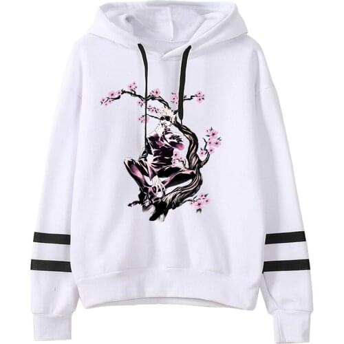 Jujutsu Kaisen Gojo Satoru Printing Cotton Spring Autumn Male Casual Hip Hop Hoodies Sweatshirts