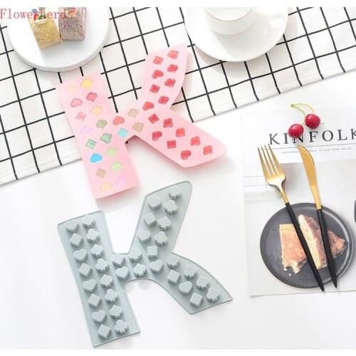 Creative Playing Cards K Diy Silicone Pendant Crystal Epoxy Mold Silicone Mold Chocolate Mold Handmade Soap Mold Fondant Tools