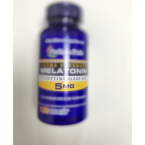 Melatonin 5 mg Timed Release-120 Melatonin is important for the natural sleep cycle free shipping