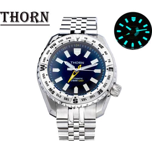 SHIRRYU New Arrival Mens Diver Watch Land Overlord Sports Mechanical Watch Automatic Chronograph Movement Watch Men