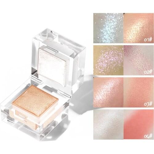 Single Color Blush Makeup Palette Mineral Powder Red Rouge Lasting Natural Cream Cheek Korean Blusher Brighten Skin