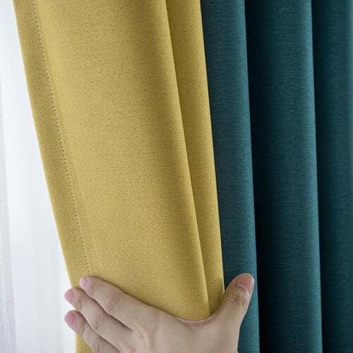 Blackout Curtains for Bedroom High Shading Light Luxury Curtain Ready Made Finished Drapes Blinds Home Decoration LCL03