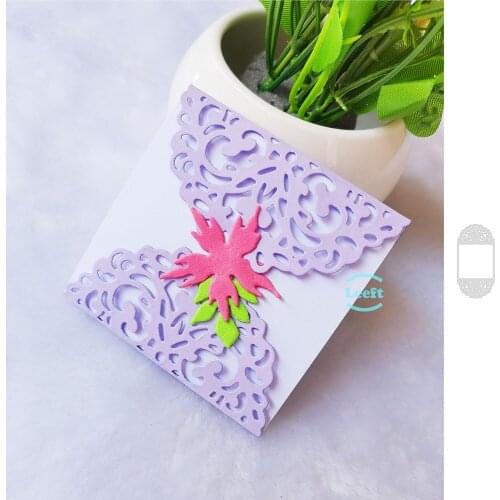 Hollow Lace Wedding Metal Steel Embossing Cutting Dies Craft Dies Scrapbooking DIY Card Making Photo Decoration invitation