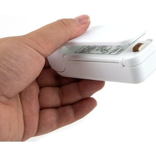 Portable Mini Sealer Home Heat Bag Plastic Food Snacks Bag Sealing Machine Food Packaging Kitchen Storage Bag Clips Wholesale