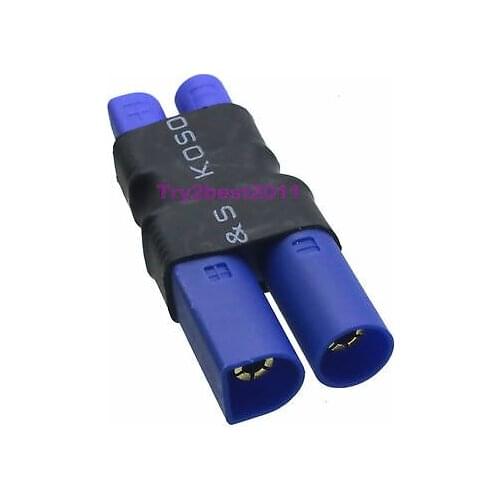 No Wires Connector: Male EC5 to Female EC3 Lipo Battery Adapter