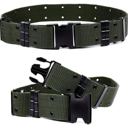 New Fashion Belt Tactical Pants Belts Accessories Adjustable Outdoor Survival Canvas Military Waist Belt ремень мужской