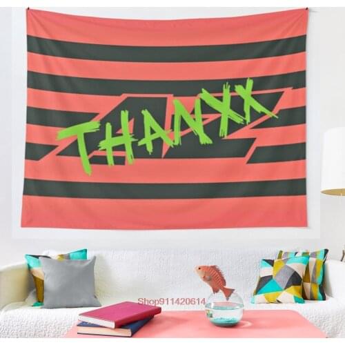 Thanxx Flag Ateez tapestry Hippie Wall hanging cloth Coffee bedroom Tapestry Mandala Fabric Boho Wall Cloth Tapestry