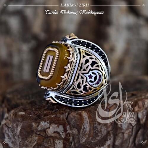 HAKİMİ ZIRH ÖZELLEŞTİRİLMİŞ GÜMÜŞ YÜZÜK