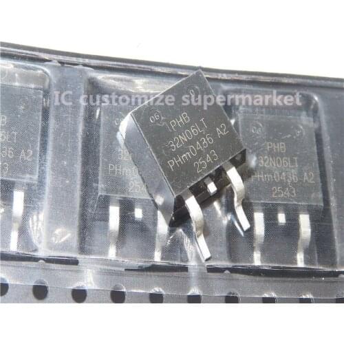 10PCS/LOT PHB32N06LT TO-263 60V 34A SMD Triode