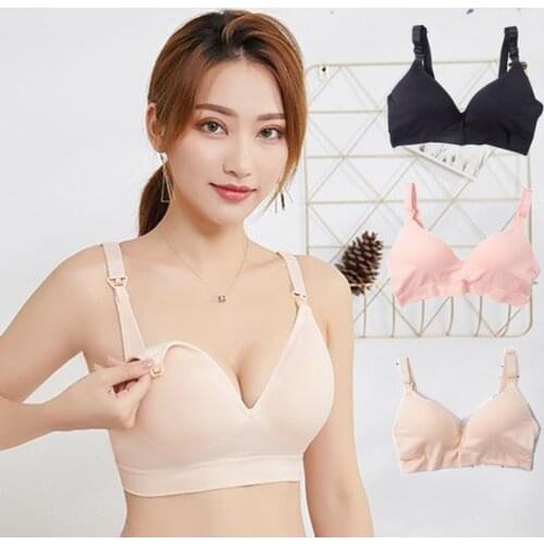 Wire Free Seamless Nursing Bra For Prengant Women Maternity Breastfeeding Bras Push Up Brassiere Underwear Lingerie Intimates