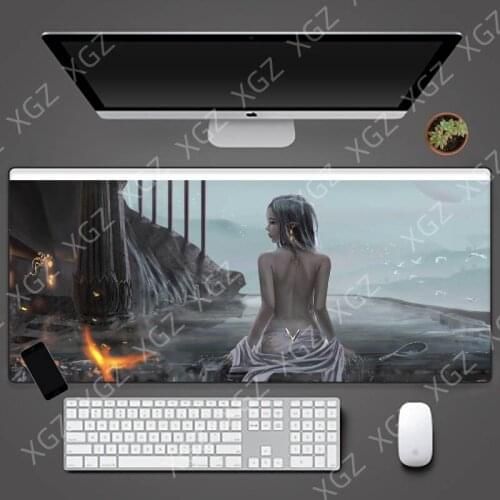 XGZ Anime Sexy Girls Large Gaming World of Tanks Mouse Pad Xl Xxl Gamer Mousepad World of Tanks Accessories Computer Game Mat