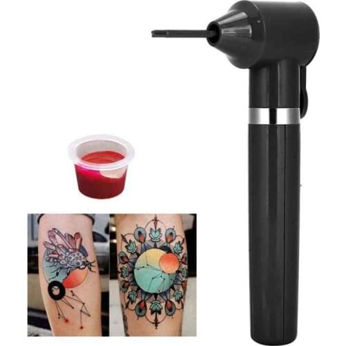 Electric Tattoo Ink Mixer Pigment Mixing Machine with 50pcs Mixing Sticks Tattoo Accessories Microblading Tattoo Tools Supplies