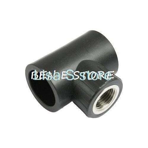 Pipe Fitting PT 1/2" Male Thread x 32mm Slip 3 Ways HDPE Tee Connector