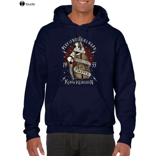 Design Men Brand In Fashion Cotton Rockabilly Rules Forever Oldschool Pin Up Us-Cars Usa Ret Hoodies Sweatshirt