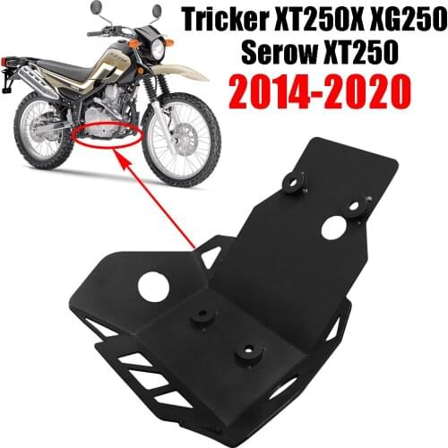 Motorcycle Engine Base Chassis Guard Cover Skid Plate Belly Pan Protector For YAMAHA Serow 250 XT250 Tricker XG 250 XG250 XT250X