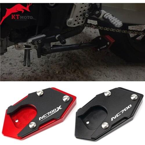 For HONDA NC700S NC700X NC700D NC700 S X Integra 2012-2015 Motorcycle CNC Kickstand Foot Side Stand Extension Pad Support Plate