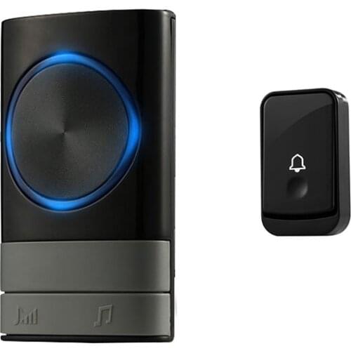 Portable Wireless Doorbell Outdoor Mini Video Intercom Waterproof Receiver Adjustable Volume Intelligent Electronic Music