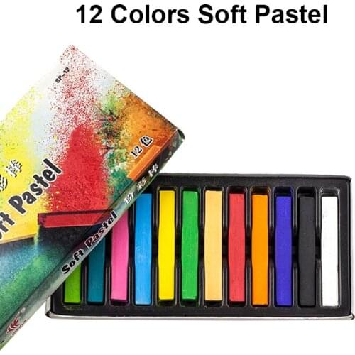 Professional iridescent rainbow artist soft pastels set