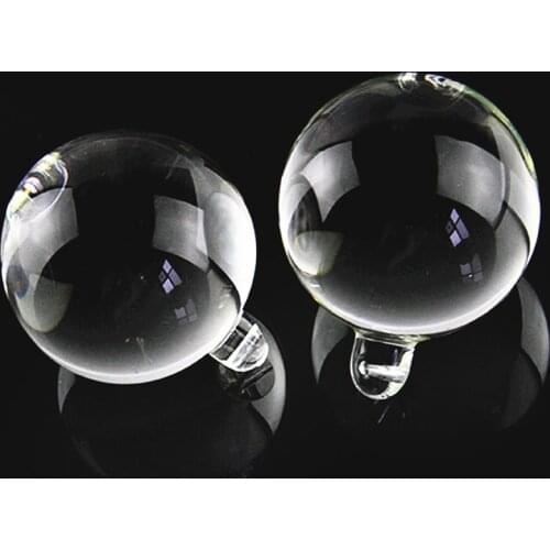 20mm-50mm Clear Crystal Prism Parts For Lighting Crystal Smooth Balls X'mas Wedding Pendant Crystal Chandelier Ball
