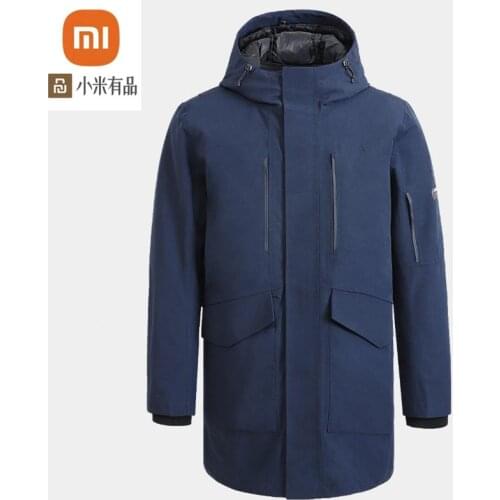 Youpin outdoor leisure mid-length three-in-one down jacket winter cotton clothing warm waterproof cotton clothing