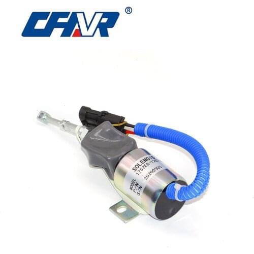 Fuel Stop Solenoid Switch 1752ES-12E7UC3B1S1 Shut Down Flameout Solenoid 12V