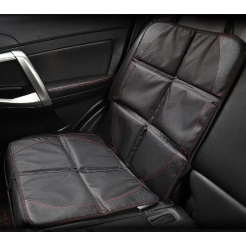 Universal Car Seat Protective Cover with Storage Bag Children Safety Seat Anti-Slip Anti Scratch Mat Pads for Baby Kids Protect