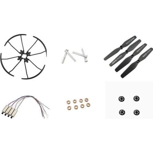 Visuo XS809 XS809HW XS809W Foldable RC Quadcopter Drone spare parts Copper sets Bearing engines motor Aluminum Shaft gear blade
