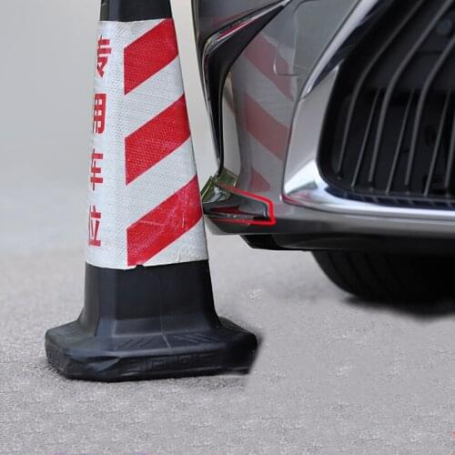 Car Front Bumper Protection Cover Stainless Steel Exterior Decoration Sticker For Lexus 2018-2020 ES260 ES300 ES350 Accessories