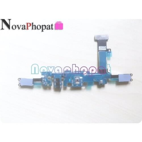 Novaphopat For Samsung Galaxy A3 A310M A310F Charging Port charger connect USB dock flex cable Microphone Replacement 10pcs/lot