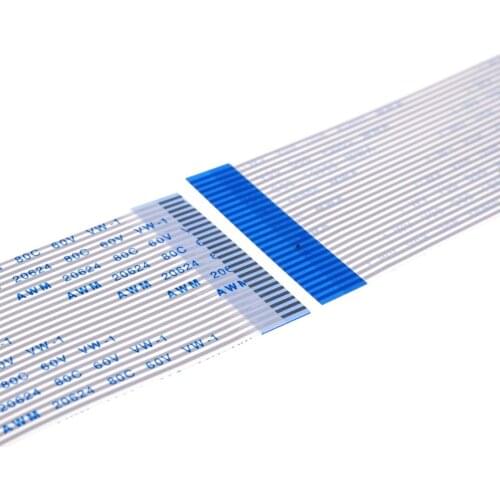 100pcs FFC FPC Flexible Flat Cable 1.25 mm pitch 25 PIN 100 150 200 300 450 500 600 mm Same Contact Sides Type A Forward