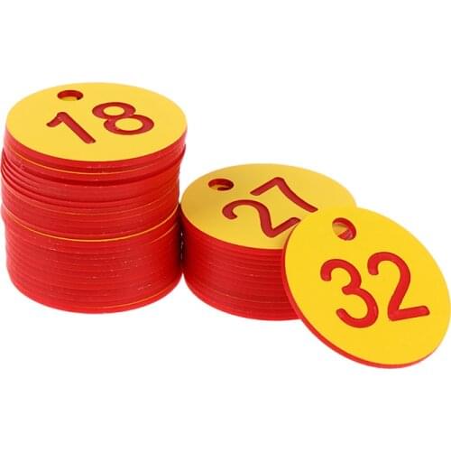 20/50pcs High‑quality Farm Number Tags Mating Box Beekeeping Husbandry Hanging Numbered Tag Punch Digital Number Beehive Tag