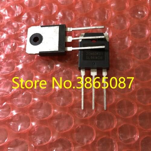 20N60FD1 SGT20N60FD1PN TO-3P POWER TUBE IGBT TRANSISTOR 10PCS/LOT ORIGINAL NEW