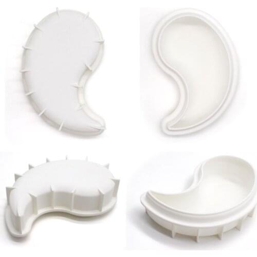 3D YIN YANG Molds Silicone Mold Decorating Mold Icing Candy Sugar Gum Paste Moulds Cake Craft Baking Moulds Bakeware Pan