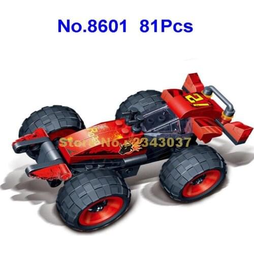 8601 81pcs Racing Pullback Pull Back Cars Building Block Toy