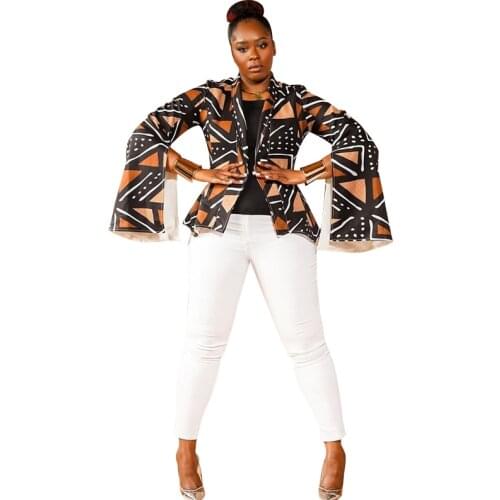 African Tops For Women 2021 Africa Clothing Dashiki New Style Spring Autumn Clothes Fashion Traditional