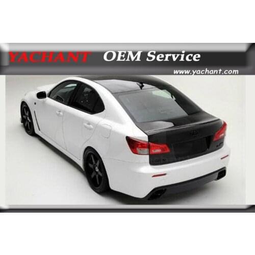 Car-Styling Carbon Fiber Rear Trunk Boot lid Fit For Fit For 2006-2012 IS250 IS350 IS-F Sedan OEM Style Trunk Boot Lid